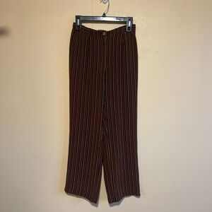 Liz Claiborne collection vintage women’s red striped pants size 4 winter work